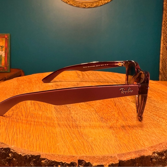 Ray-Ban Sunglasses New Wayfarer Violet Polarized - Picture 8 of 10